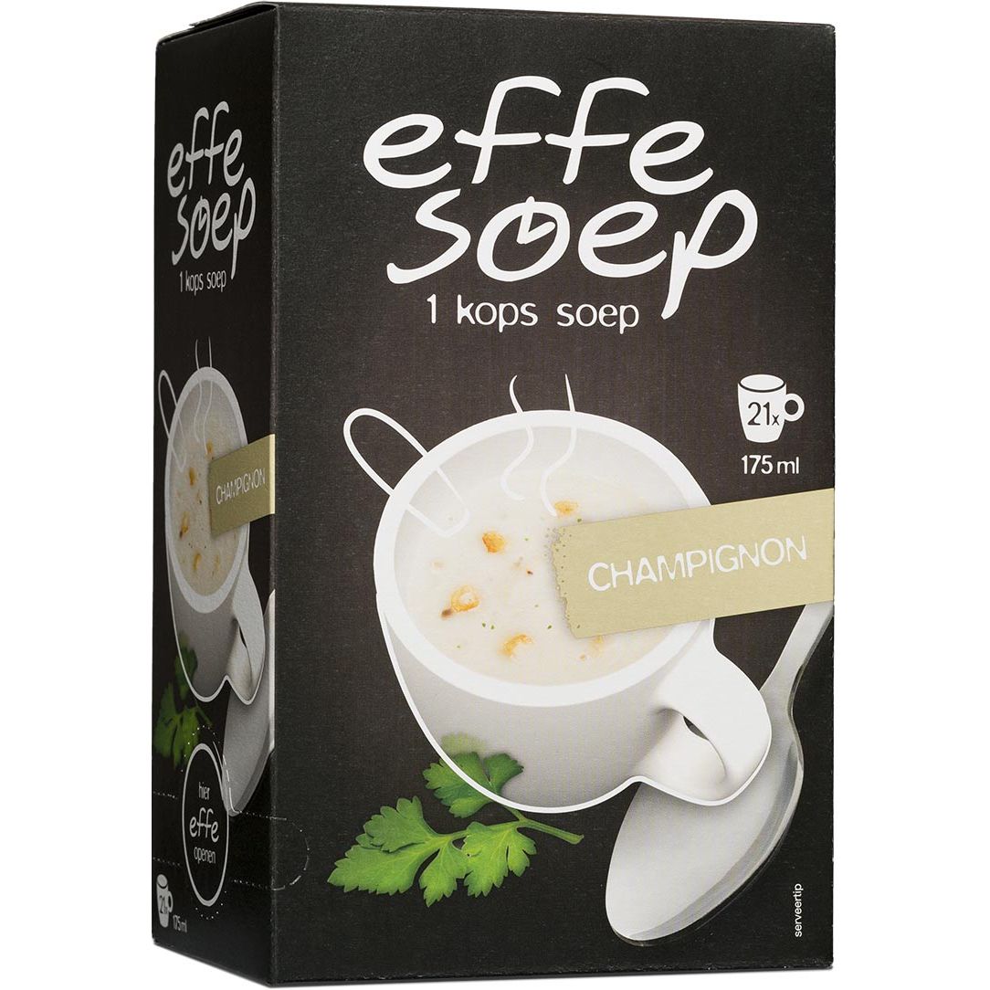 Einfache Suppe – 1 Tasse, Pilz, 175 ml, Schachtel mit 21 Beuteln