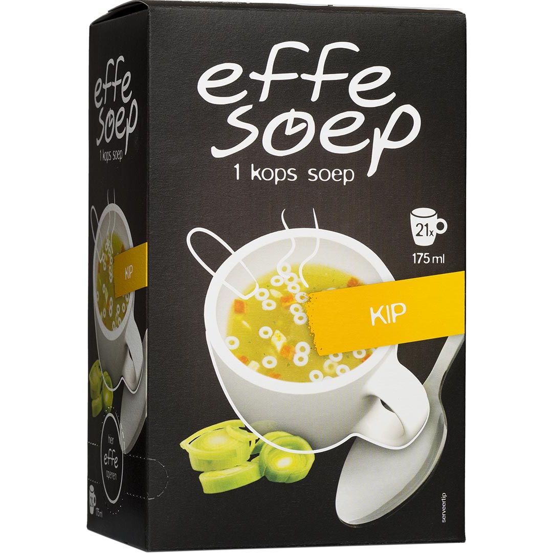 Einfache Suppe – 1 Tasse, Huhn, 175 ml, Schachtel mit 21 Beuteln