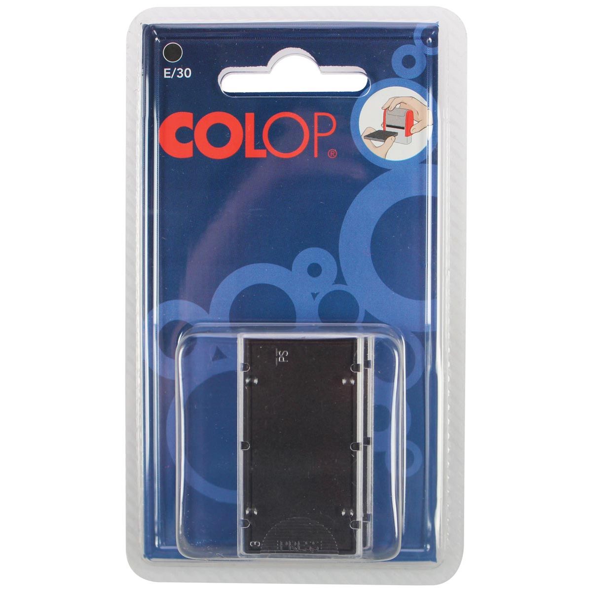 Colop - Stempelkissen schwarz, für Stempel P30, P30N, 30/1, Blister à 2 Stück