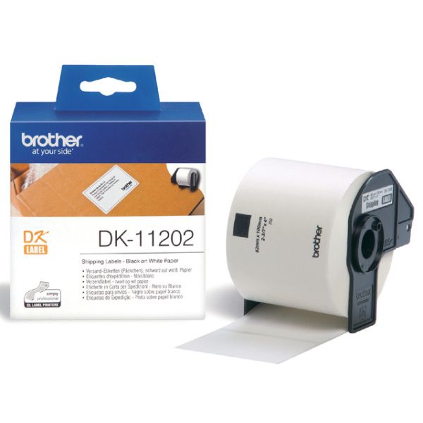Brother - Etiket DK-11202 Versandetikett 62x100mm 1 Rolle à 300 Stück weiß