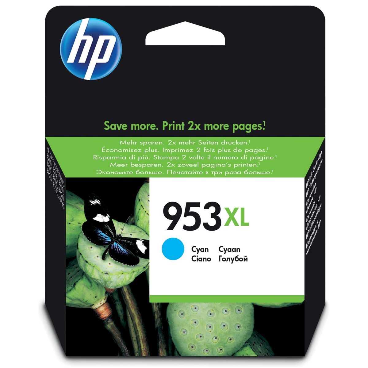 HP - inktcartridge 953XL, 1.450 pagina's, OEM F6U16AE, cyaan
