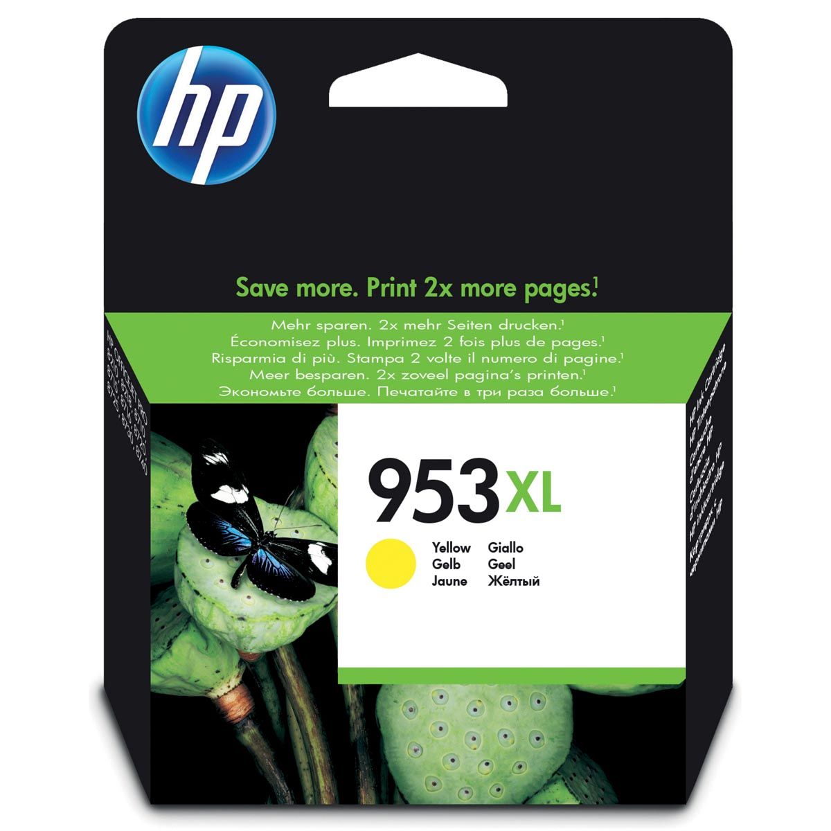 HP - inktcartridge 953XL, 1.450 pagina's, OEM F6U18AE, geel