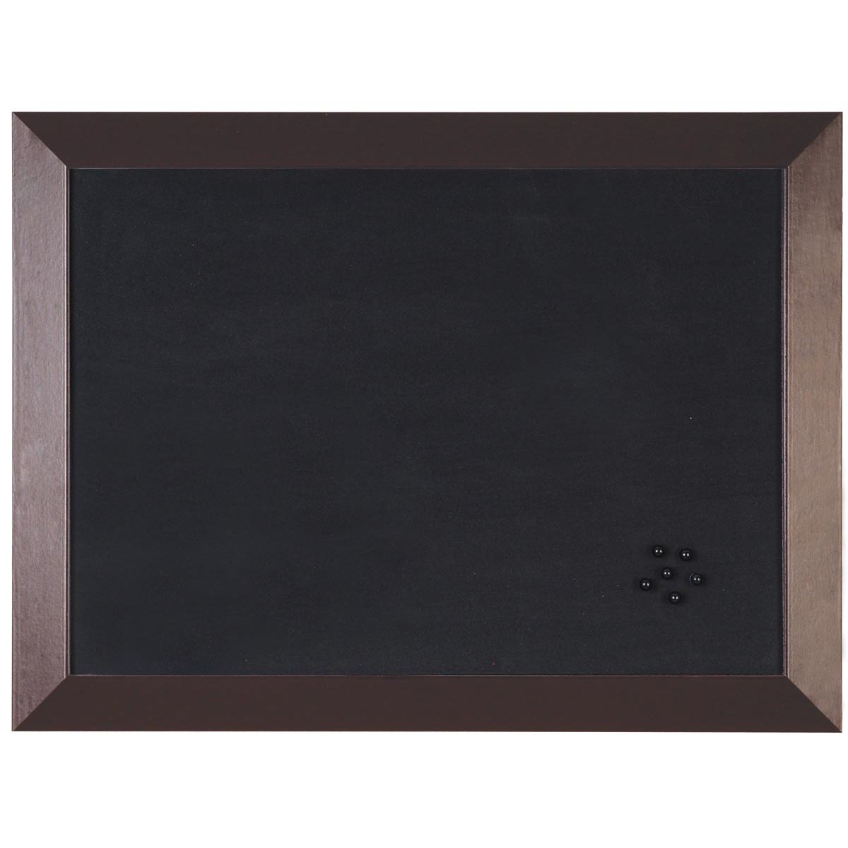 Bi-Office - Bisilque Kamashi note board with brown frame