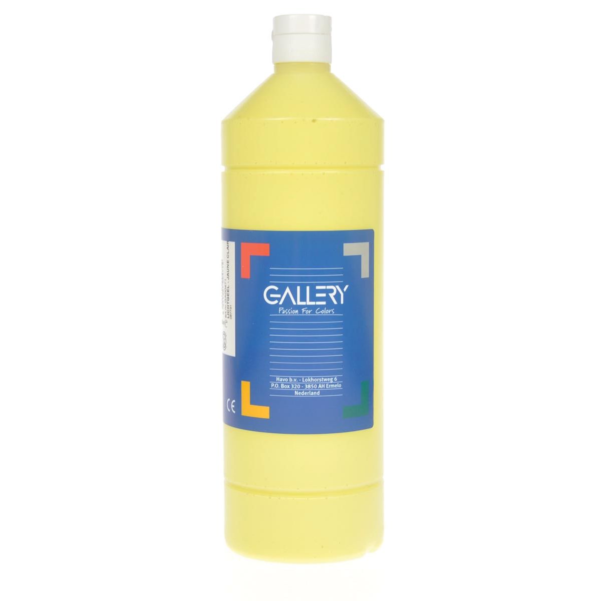 Galerie - Gouache, 1 l Flasche, hellgelb