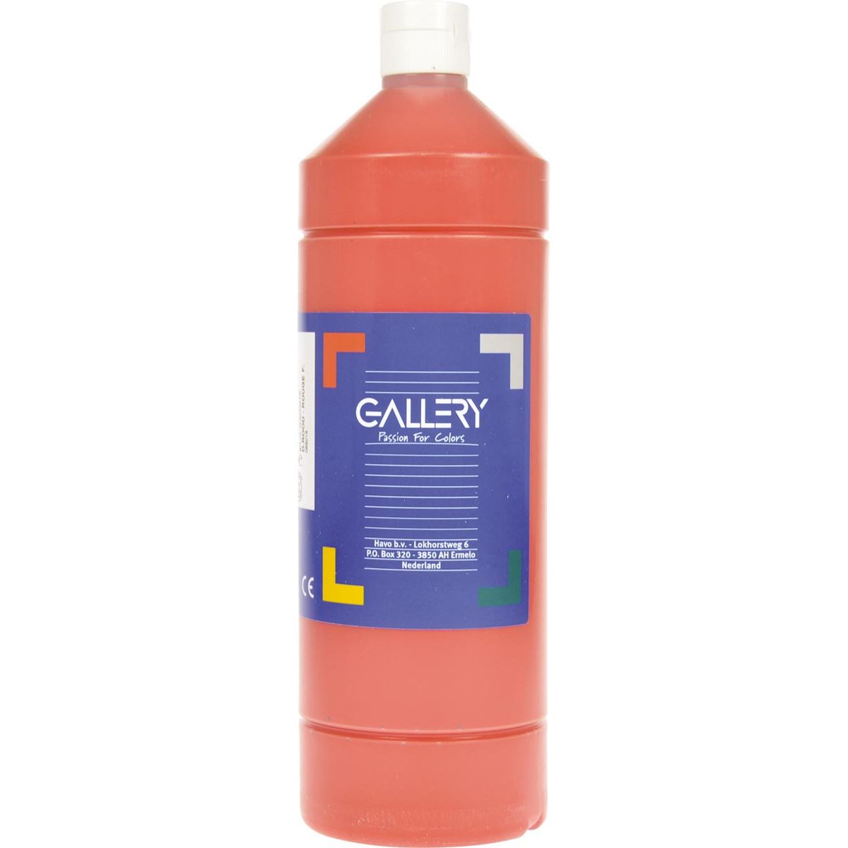 Gallery - gouache, 1 l bottle, dark red