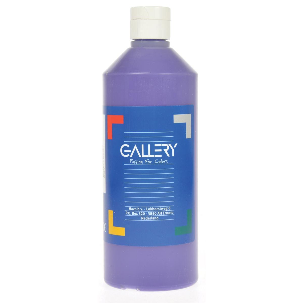 Galleria - guazzo, bottiglia da 500 ml, viola