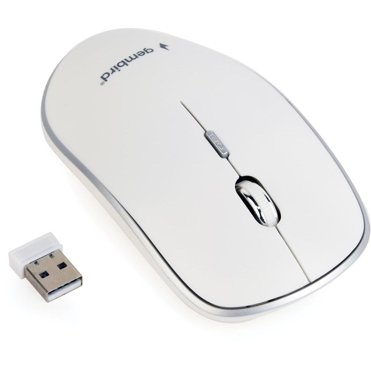 Gembird - mouse ottico wireless, bianco