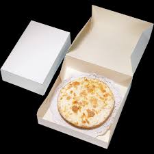 Pastry box blank/white 25x25x8cm 175 pieces