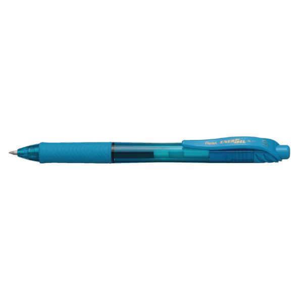 Pentel - Gelschrijver BL107 Energel-X medium lichtblauw