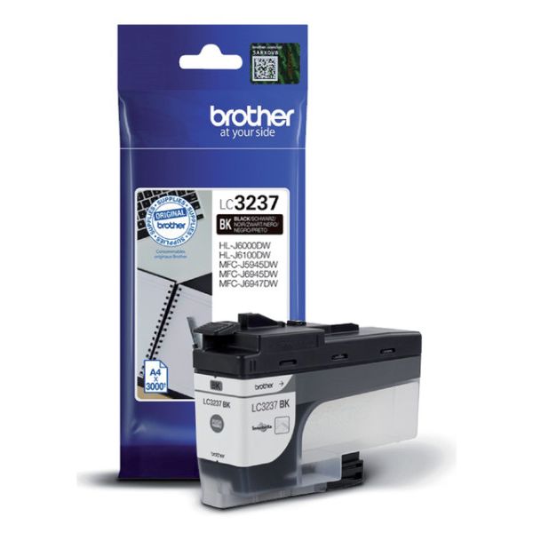 Brother - Tintenpatrone LC-3237BK schwarz