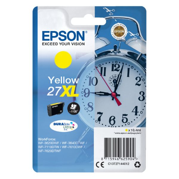 Epson - Cartouche d'encre 27XL T2714 jaune