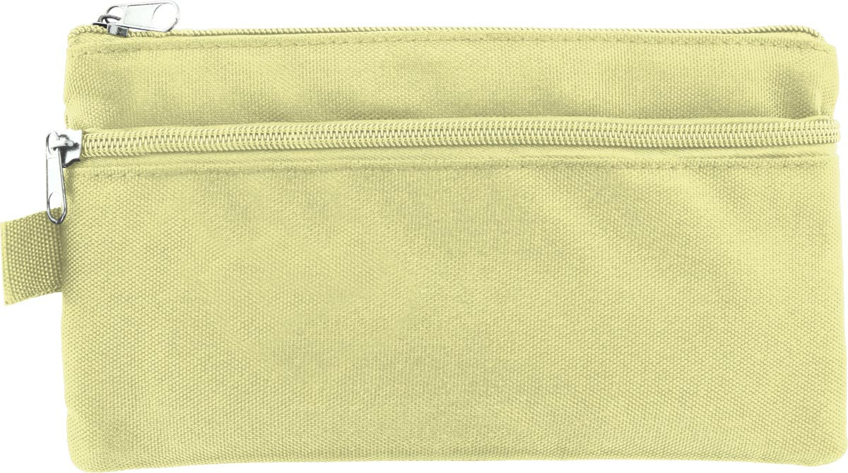 Kangaro - Federmäppchen, flach, 21 x 11 cm, pastellgelb