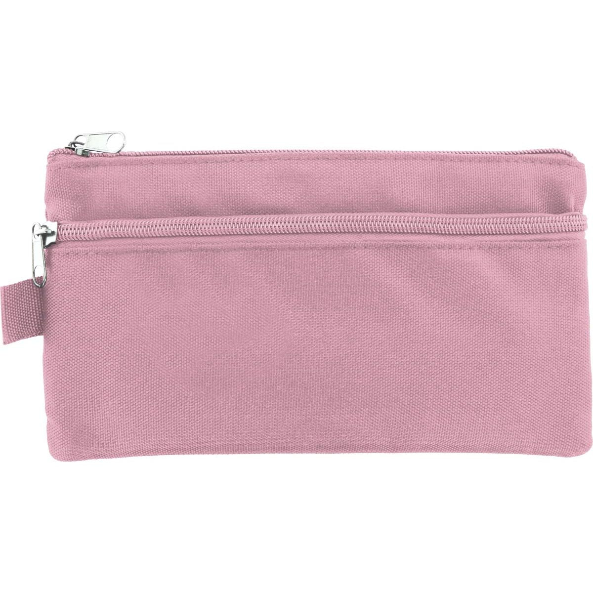 Kangaro - pencil case, flat, 21 x 11 cm, pastel pink