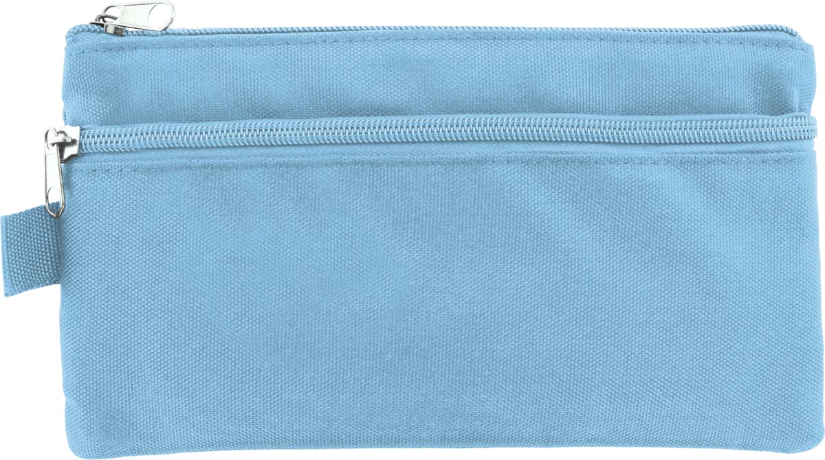 Kangaro - Federmäppchen, flach, 21 x 11 cm, pastellblau
