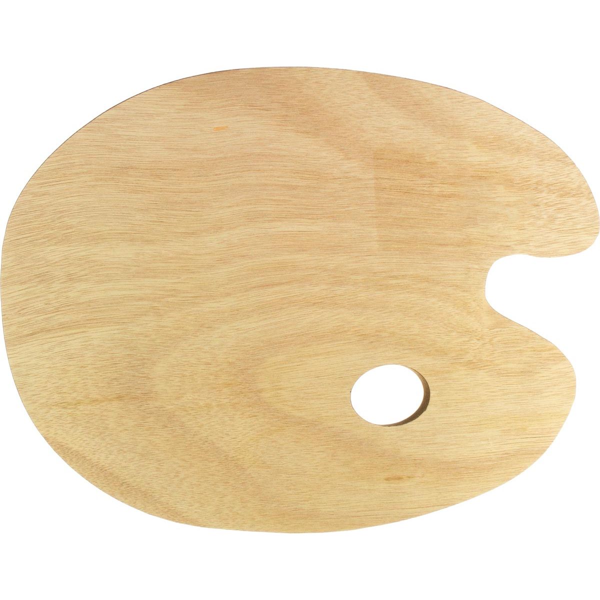 Kangaro - palette de mélange ovale en MDF, 30 x 24 cm