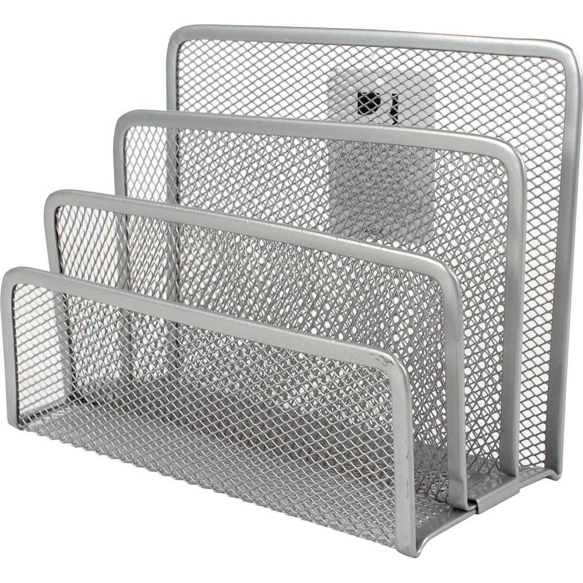 Q-CONNECT - letter holder 3 parts metal silver