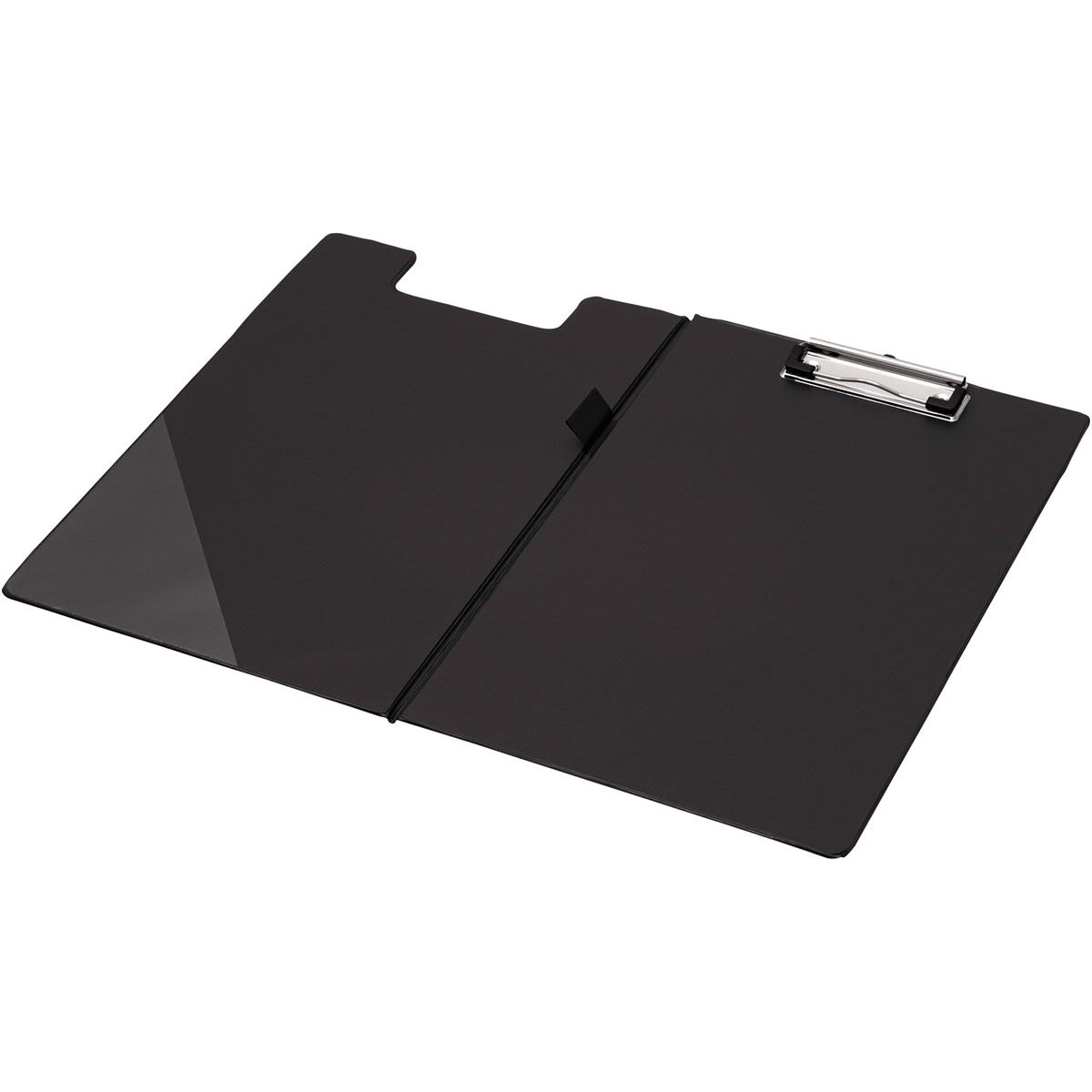 Q-CONNECT - klemplaat, PP, ft A4, dubbel, zwart