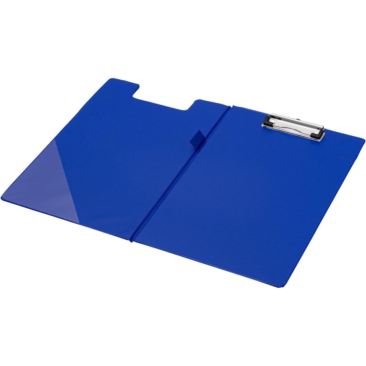 Q-CONNECT - plaque de serrage, PP, ft A4, double, bleue
