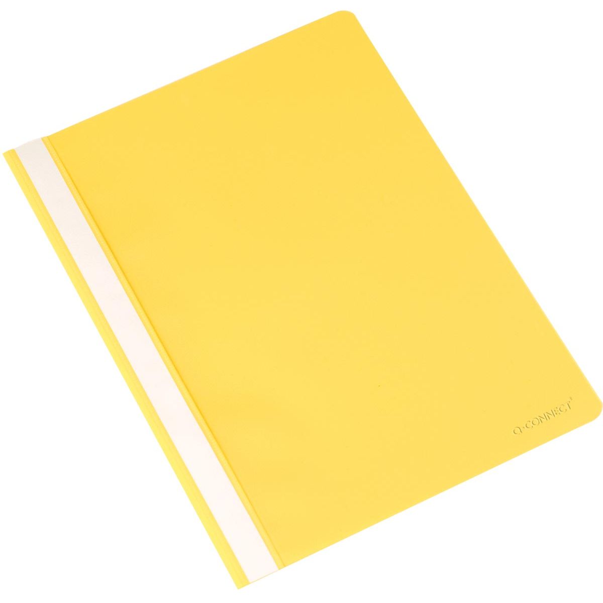 Q-CONNECT - carpeta de fijación rápida, A4, amarilla