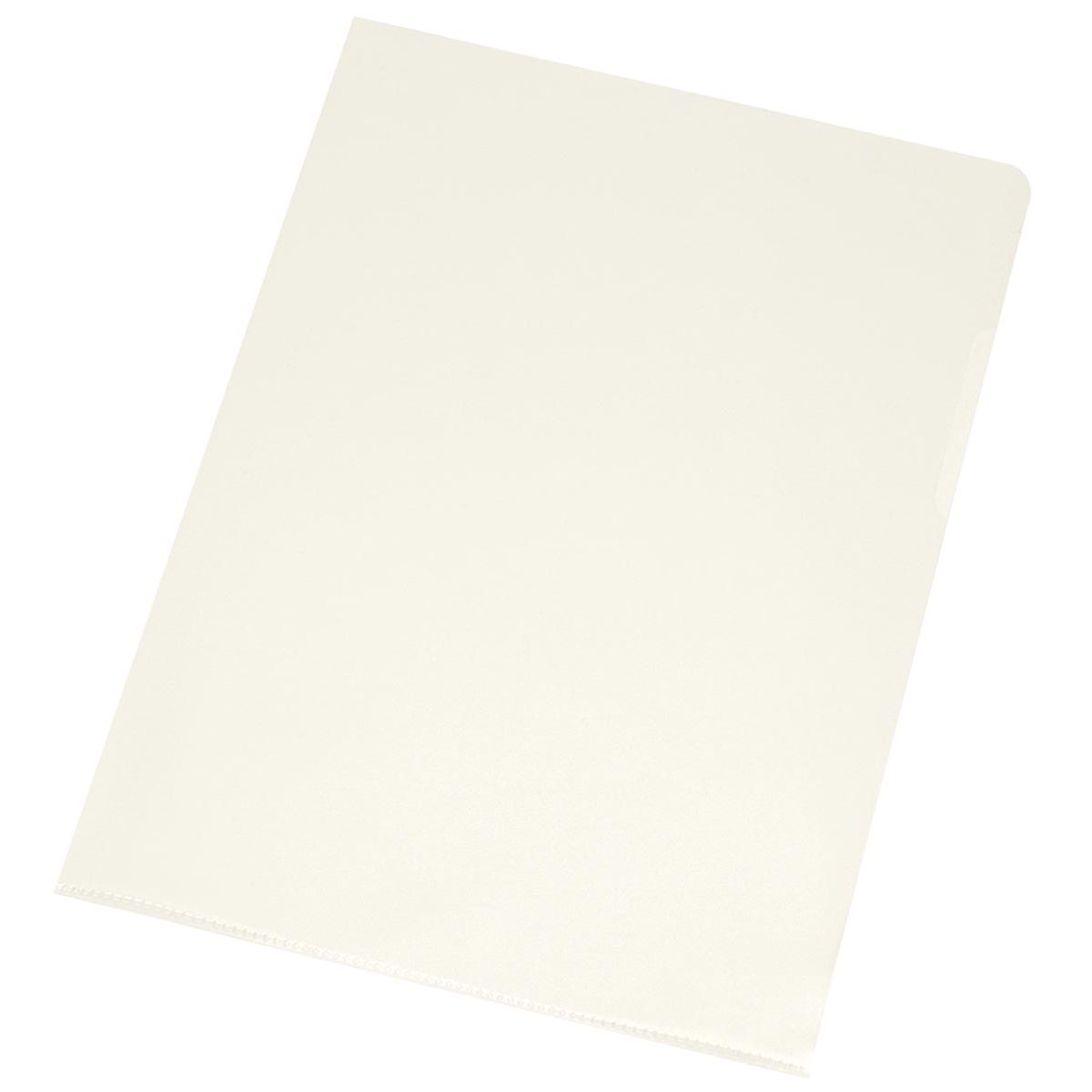 Q-CONNECT - L-map, gekorreld, 120 micron, pak van 10 stuks