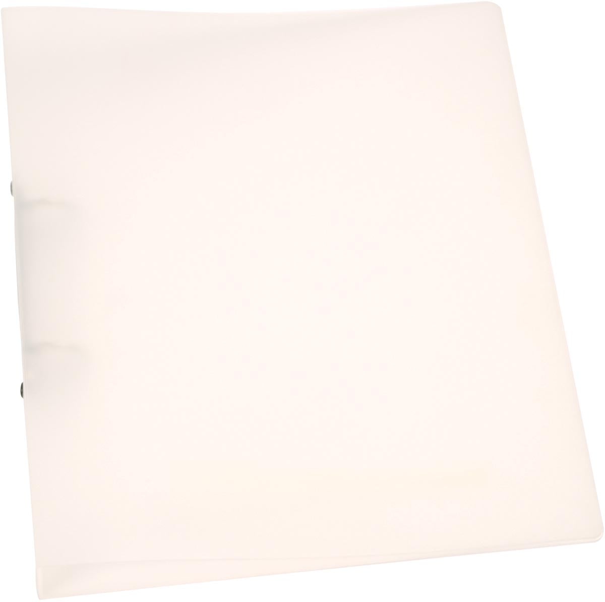 Q-CONNECT - ringmap, PP, 2 ringen, 25 mm, transparant