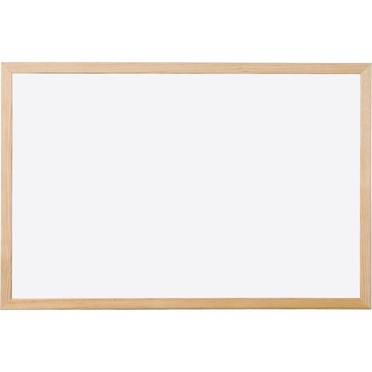 Q-CONNECT - whiteboard, met houten frame, melamine, 120 x 90 cm
