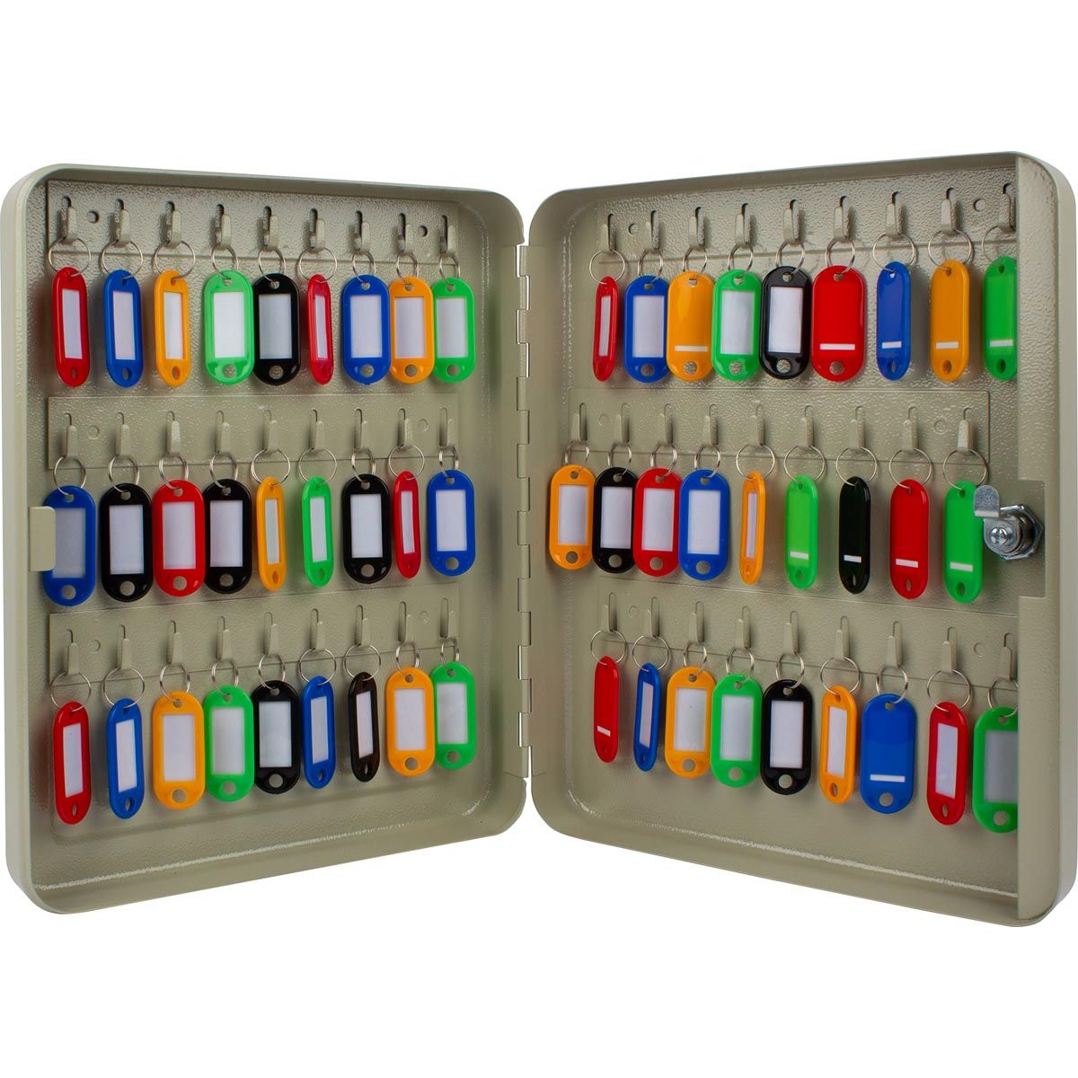 Q-CONNECT - armario para llaves para 54 llaveros, gris