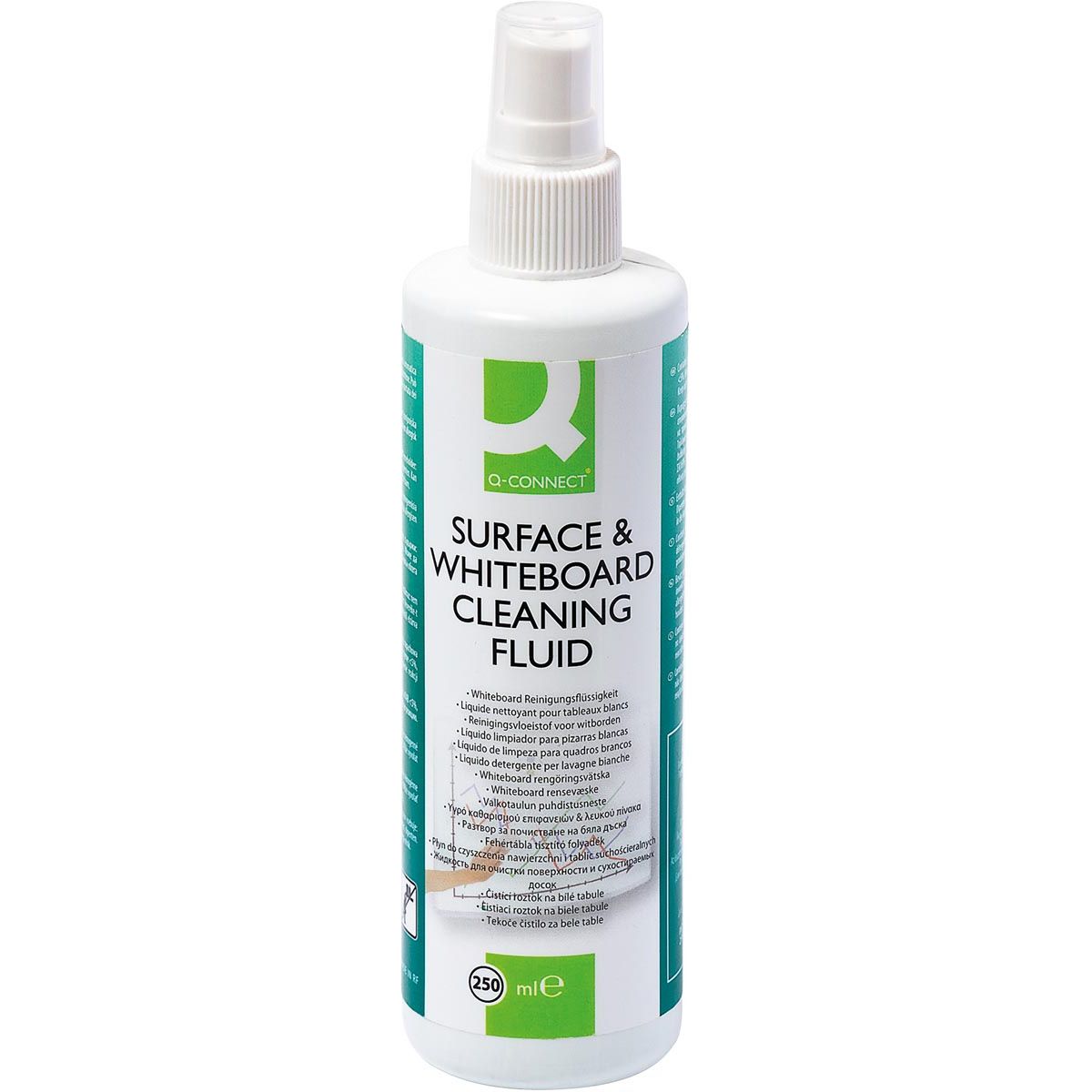 Q-CONNECT - reinigingsspray voor whiteboards, 250 ml