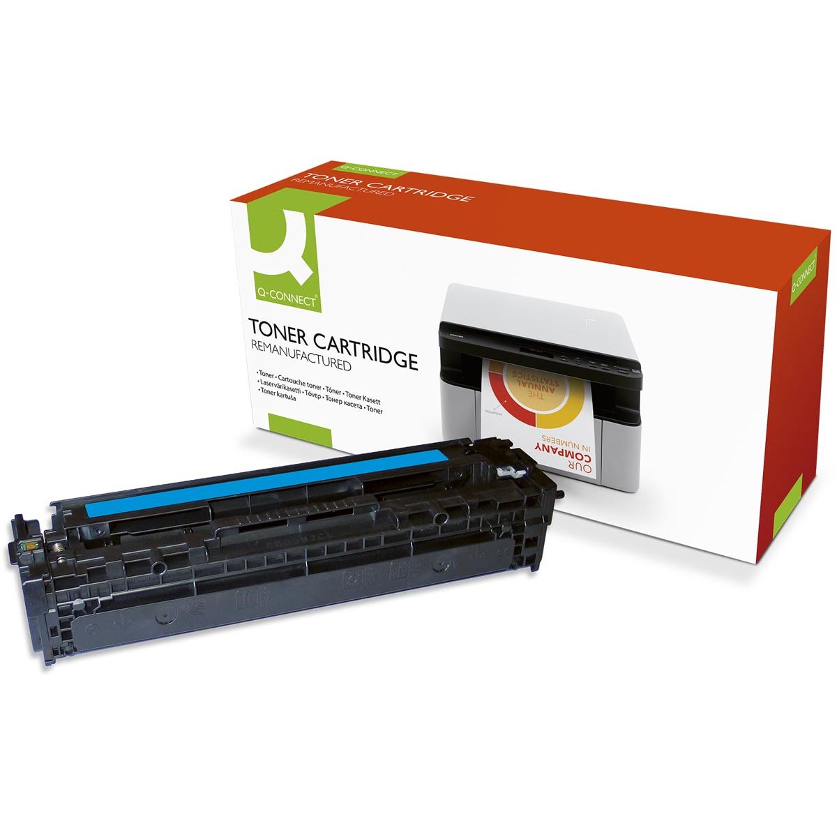 Q-CONNECT - toner cyaan 1400 pagina's voor OEM: CB541A