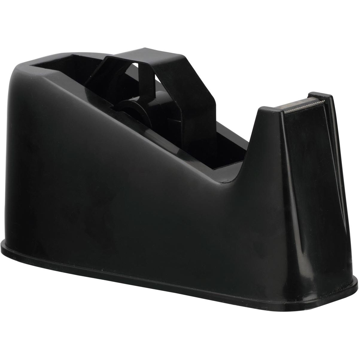 Q-CONNECT - adhesive tape dispenser, for rolls of 25 x 33 m or 25 x 66 m, black