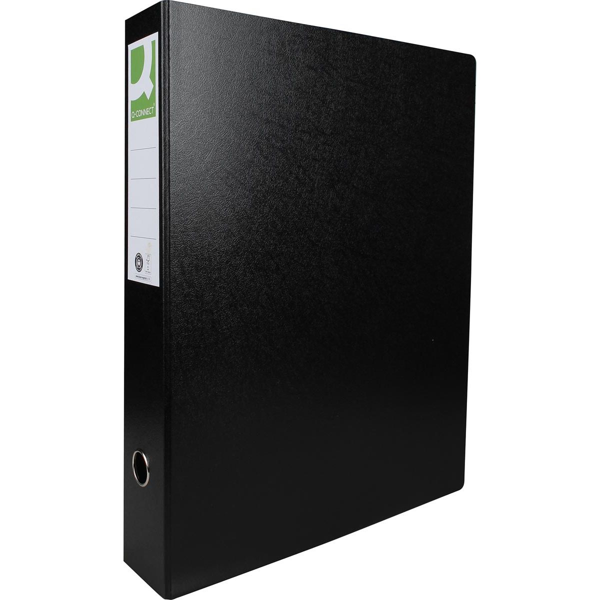 Q-CONNECT - ordner, voor ft A3, uit karton, staand, rug van 8 cm, zwart