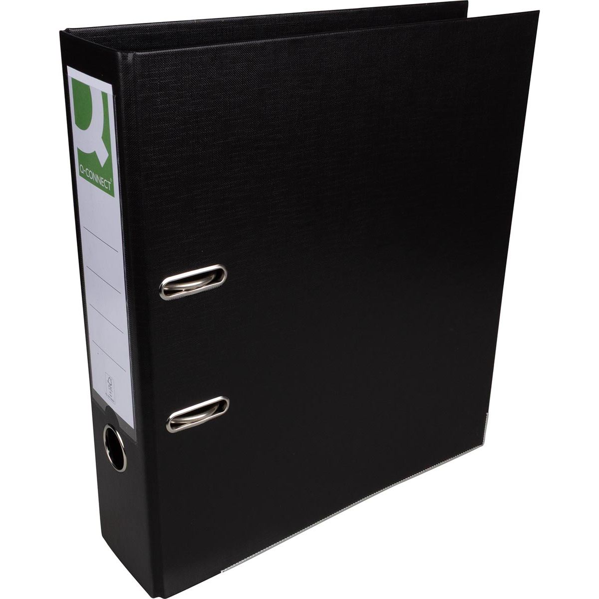Q-CONNECT - Ordner, für ft A4, komplett aus PP, Rücken 8 cm, schwarz