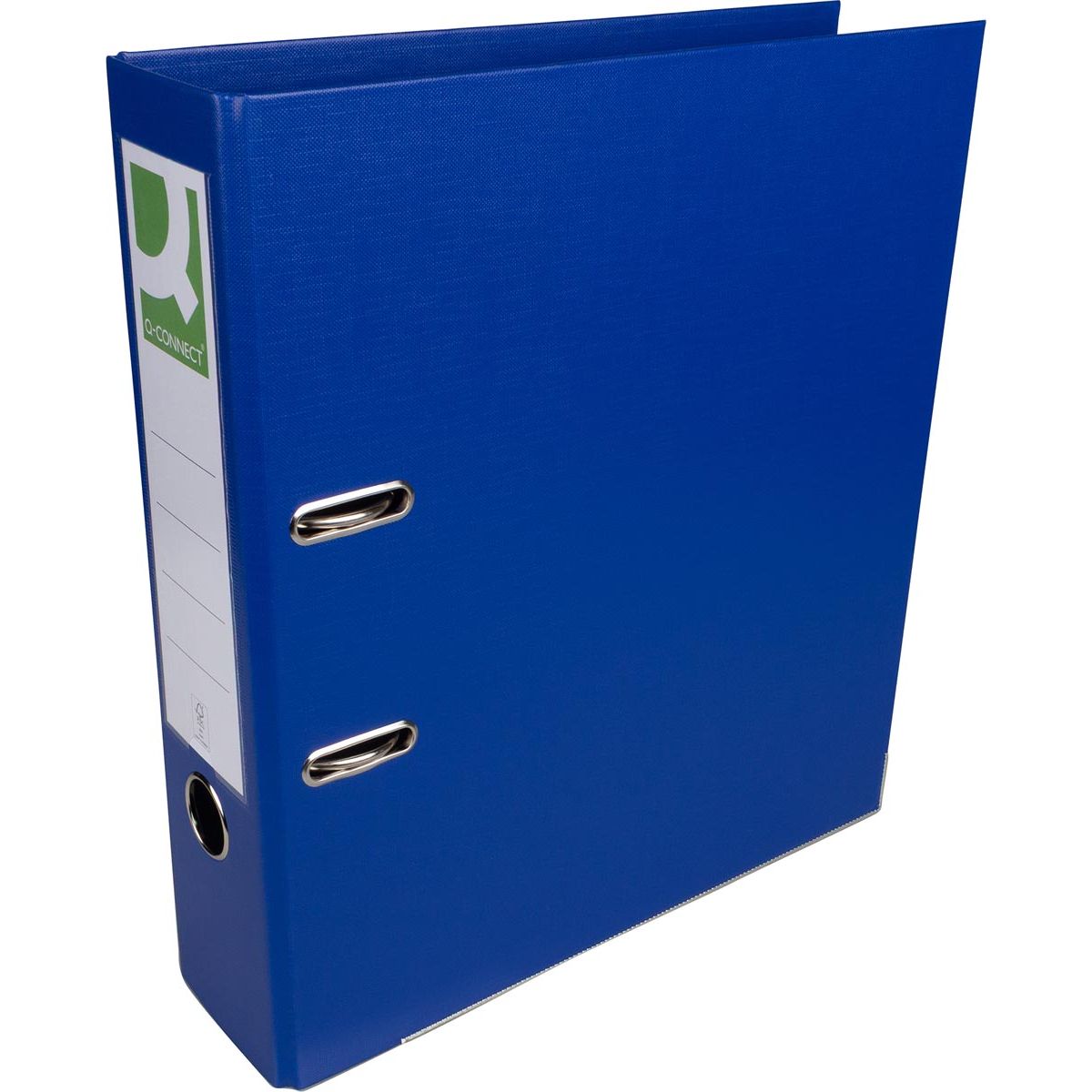 Q-CONNECT - raccoglitore, per fogli A4, interamente in PP, dorso da 8 cm, blu scuro