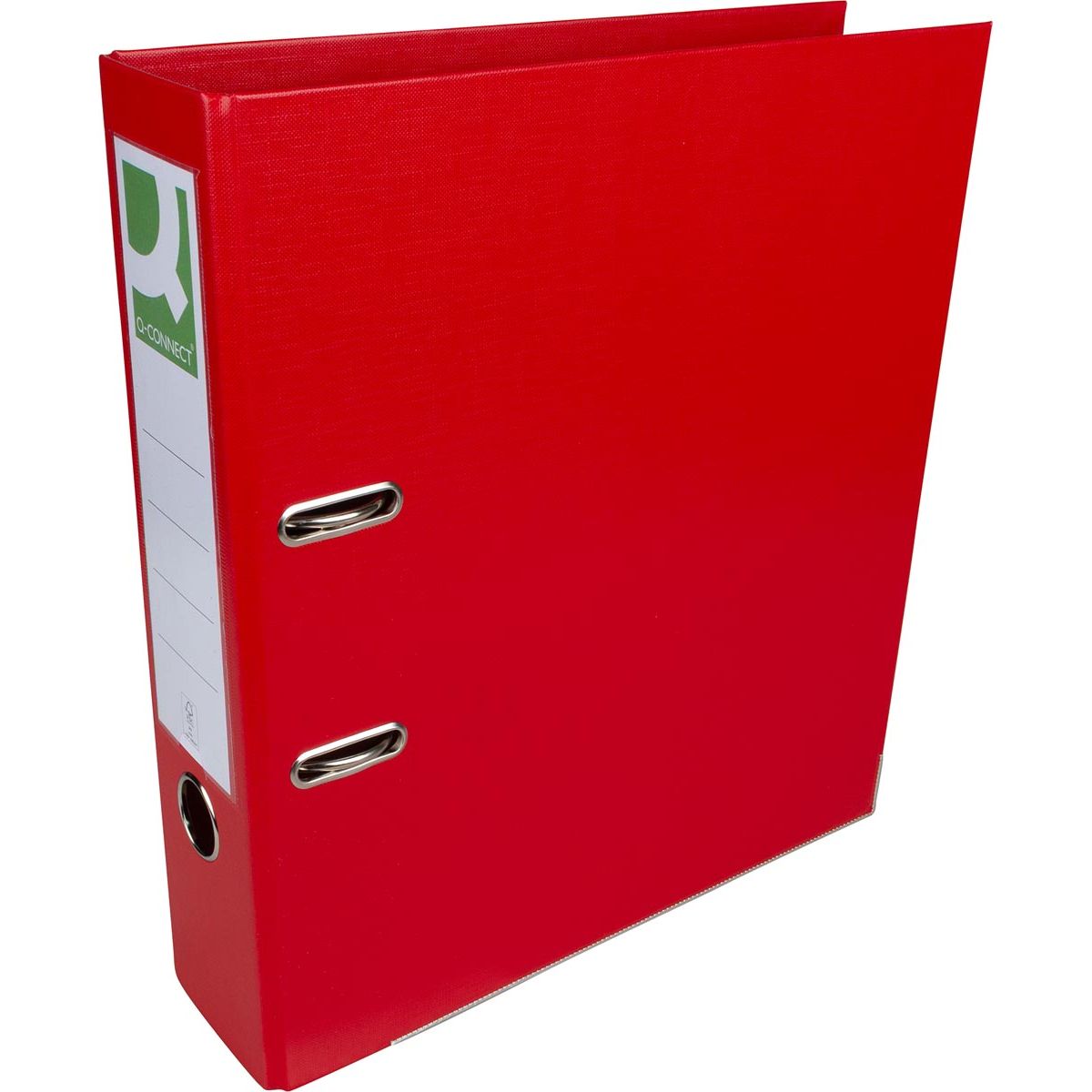 Q-CONNECT - raccoglitore, per fogli A4, interamente in PP, dorso da 8 cm, rosso