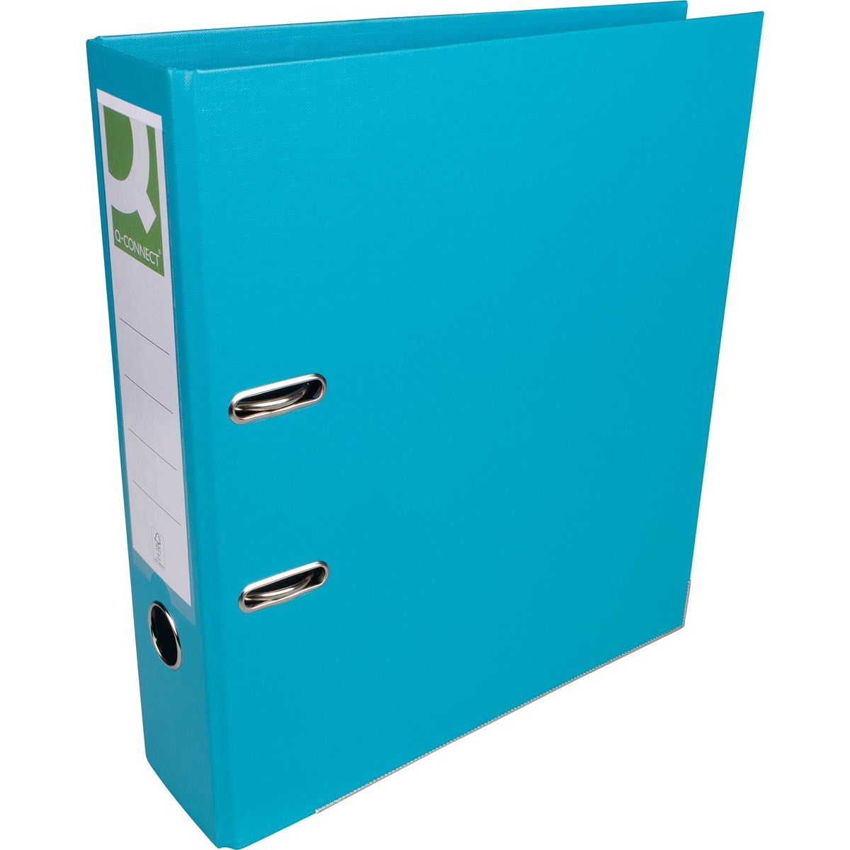 Q-CONNECT - binder, for ft A4, made entirely of PP, spine of 8 cm, turquoise