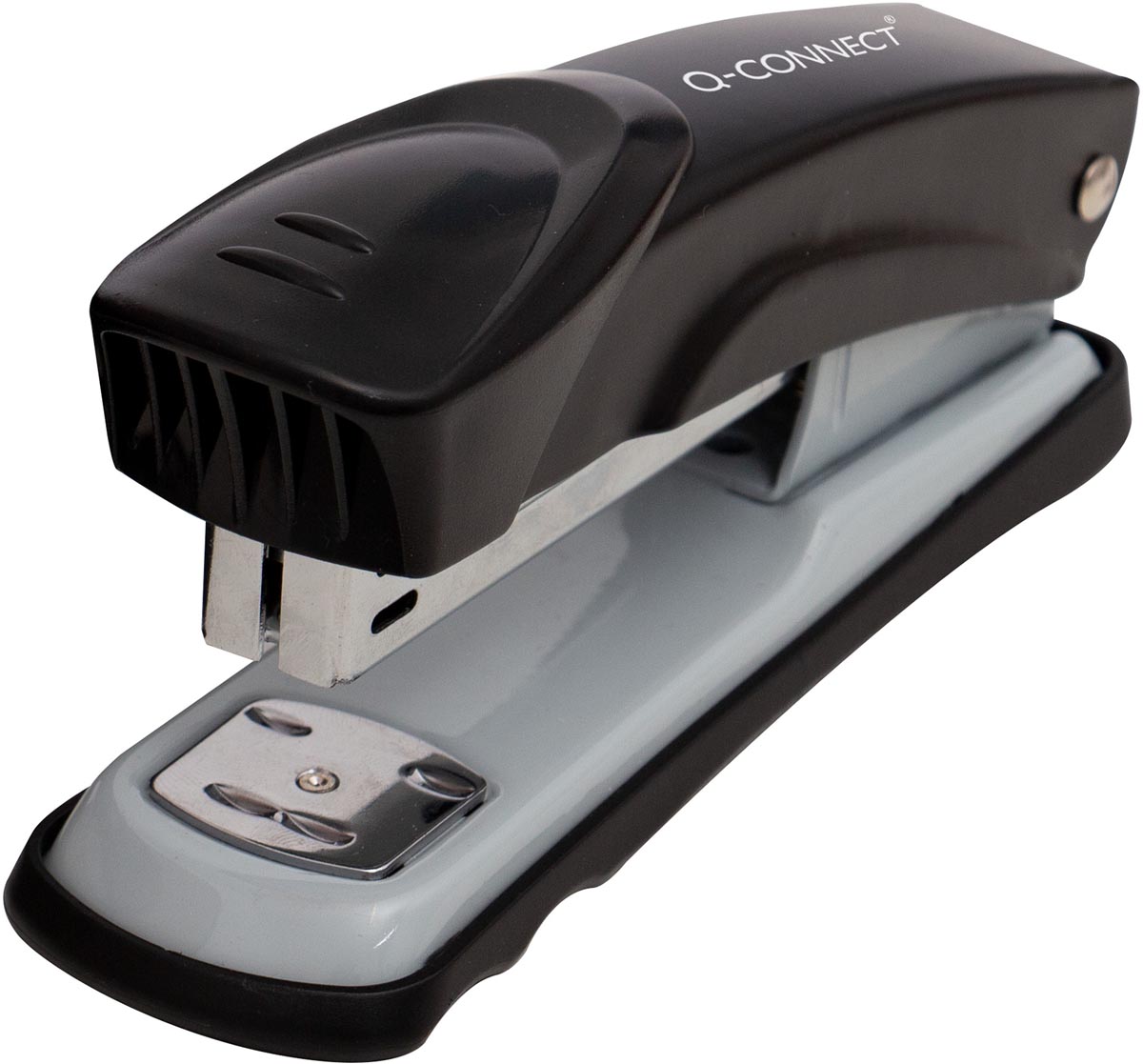 Q-CONNECT - stapler, metal, half strip, 25 blades, black