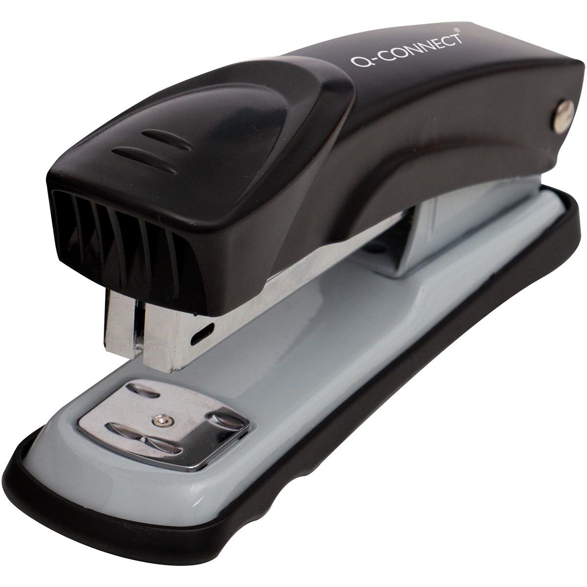Q-CONNECT - stapler, metal, half strip, 25 blades, black