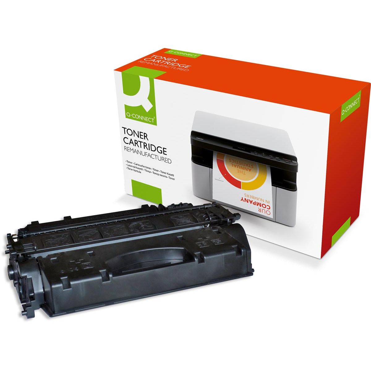 Q-CONNECT - black toner 6500 pages for OEM CE505X