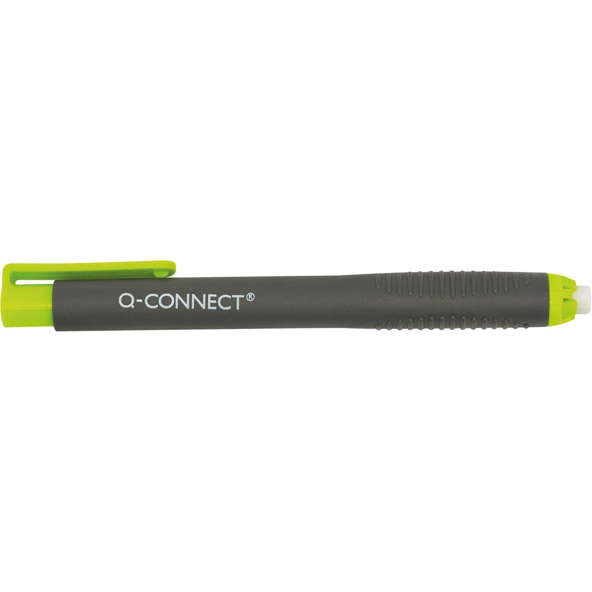 Q-CONNECT - gum pen, zwart/groen