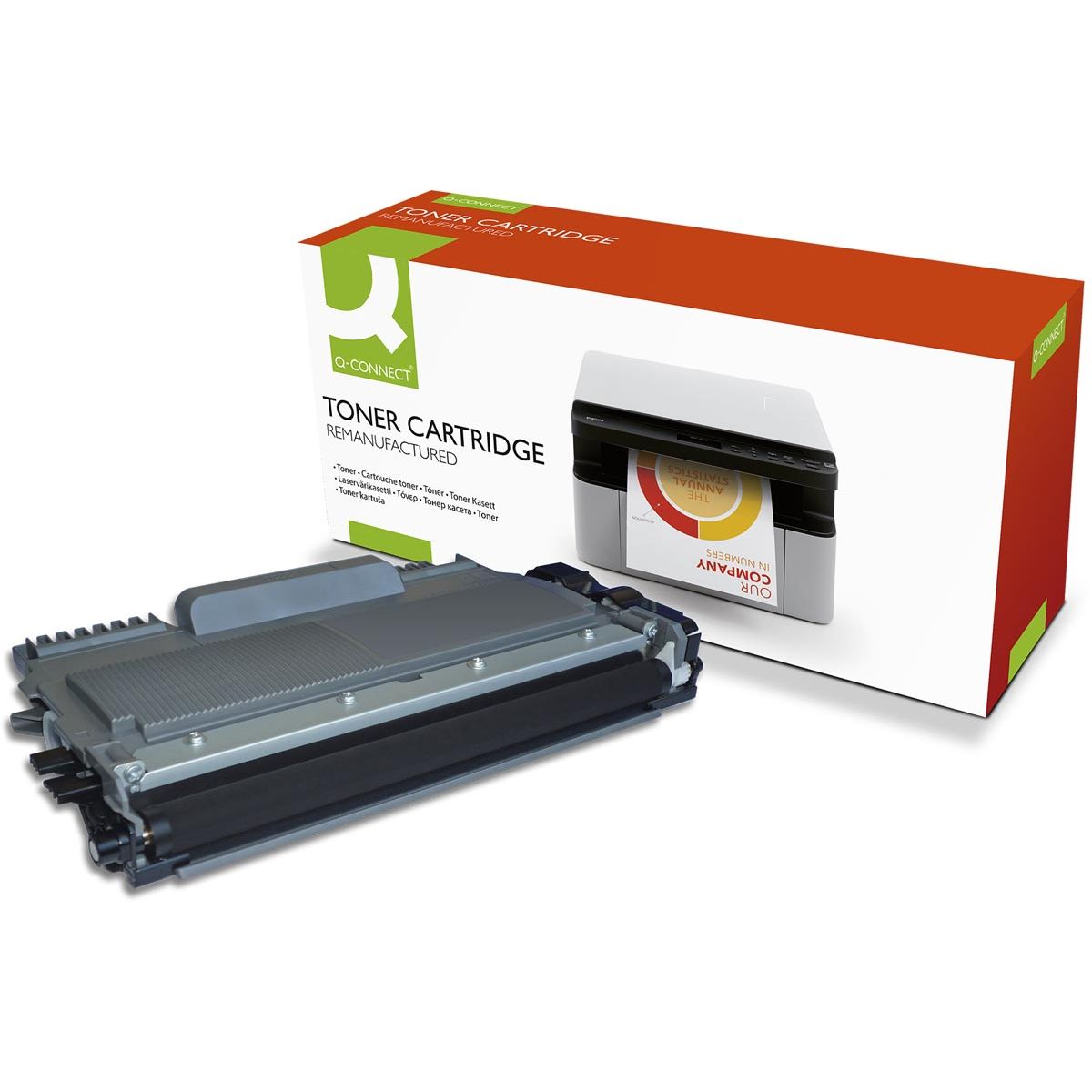 Q-CONNECT - toner zwart 2600 pagina's voor OEM: TN-2220