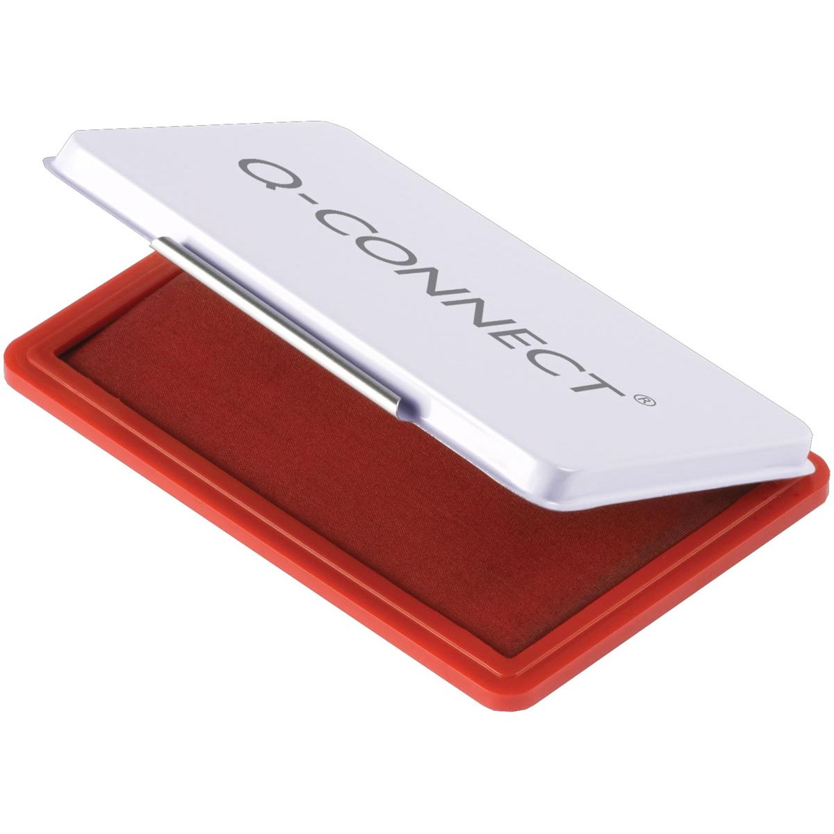 Q-CONNECT - tampone per timbri, piedi 90 x 55 mm, rosso