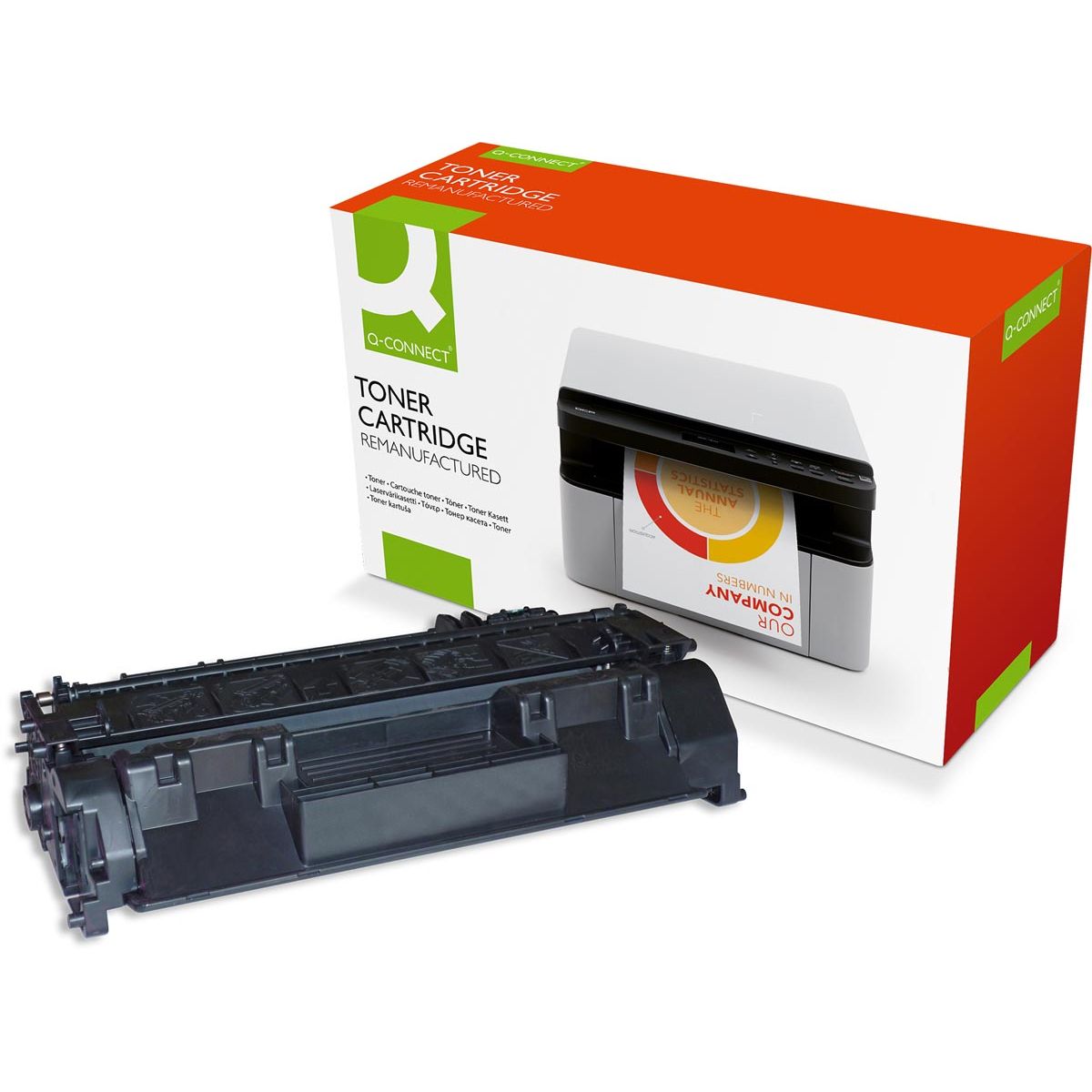 Q-CONNECT – schwarzer Toner 2700 Seiten für OEM CF280A