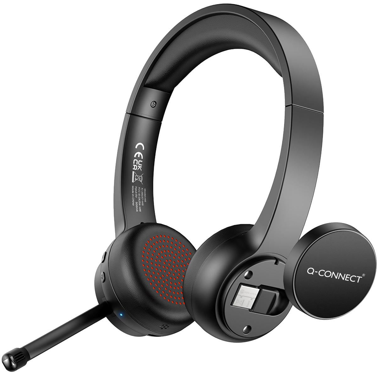 Q-CONNECT - draadloze hoofdtelefoon, zwart