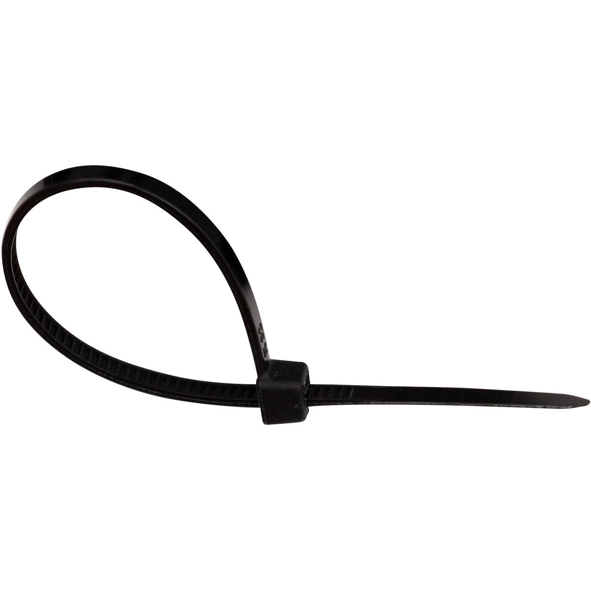 Q-CONNECT - serre-câble, ft 100 x 2,5 mm, paquet de 100 pièces, noir