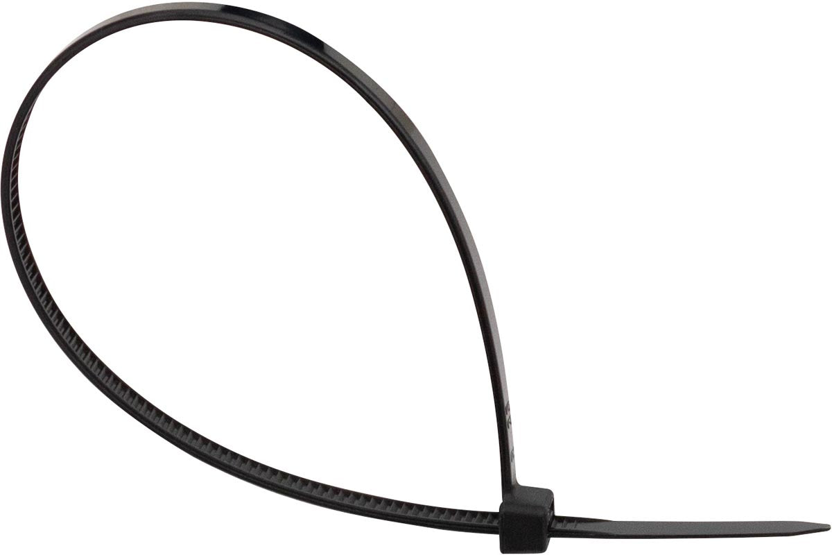 Klika - Q-CONNECT kabelbinder, ft 200 x 3,6 mm, pak van 100 stuks, zwart