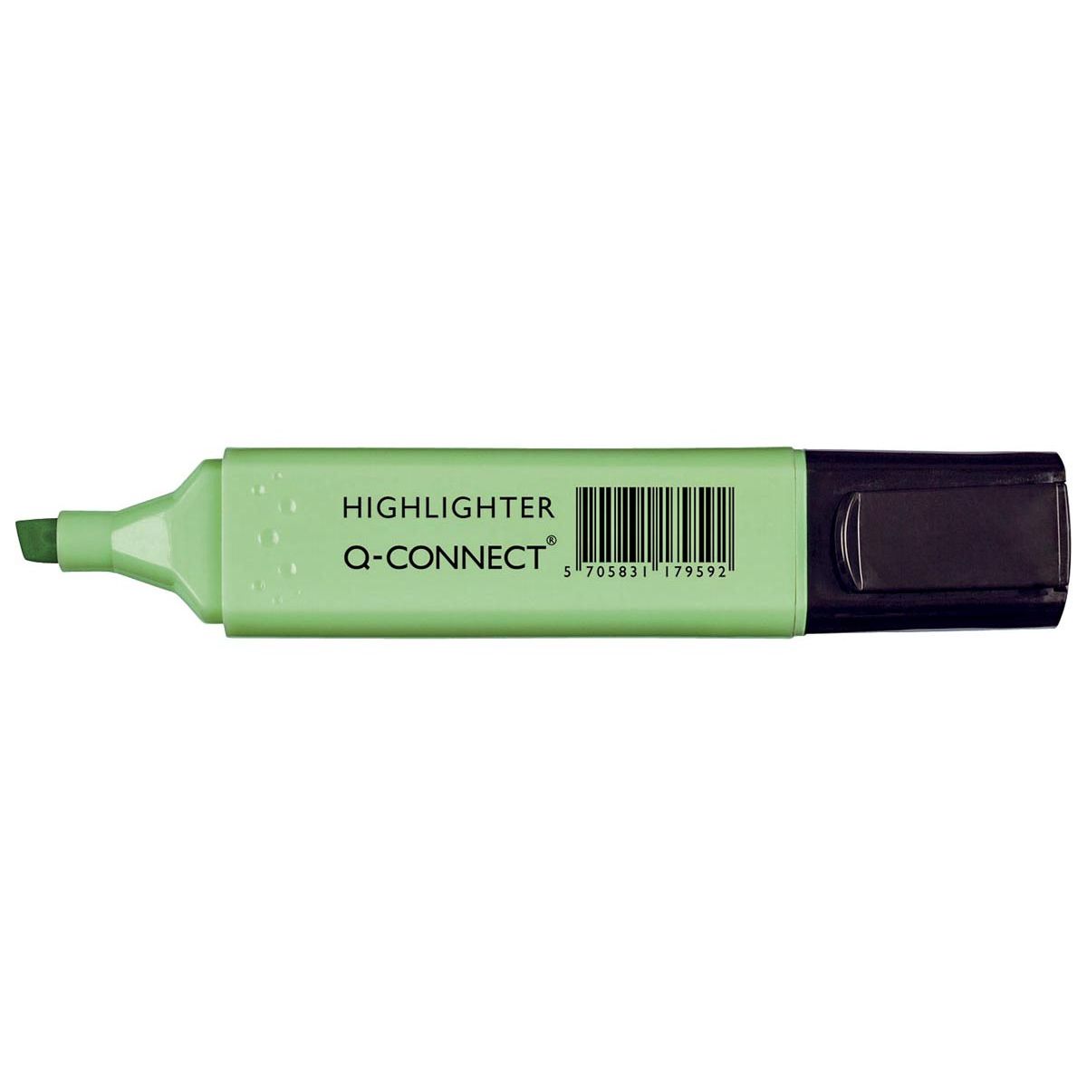 Q-CONNECT - highlighter pastel, green
