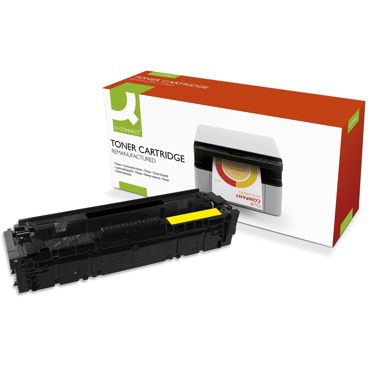 Q-CONNECT - toner geel 2300 pagina's voor OEM: CF402X