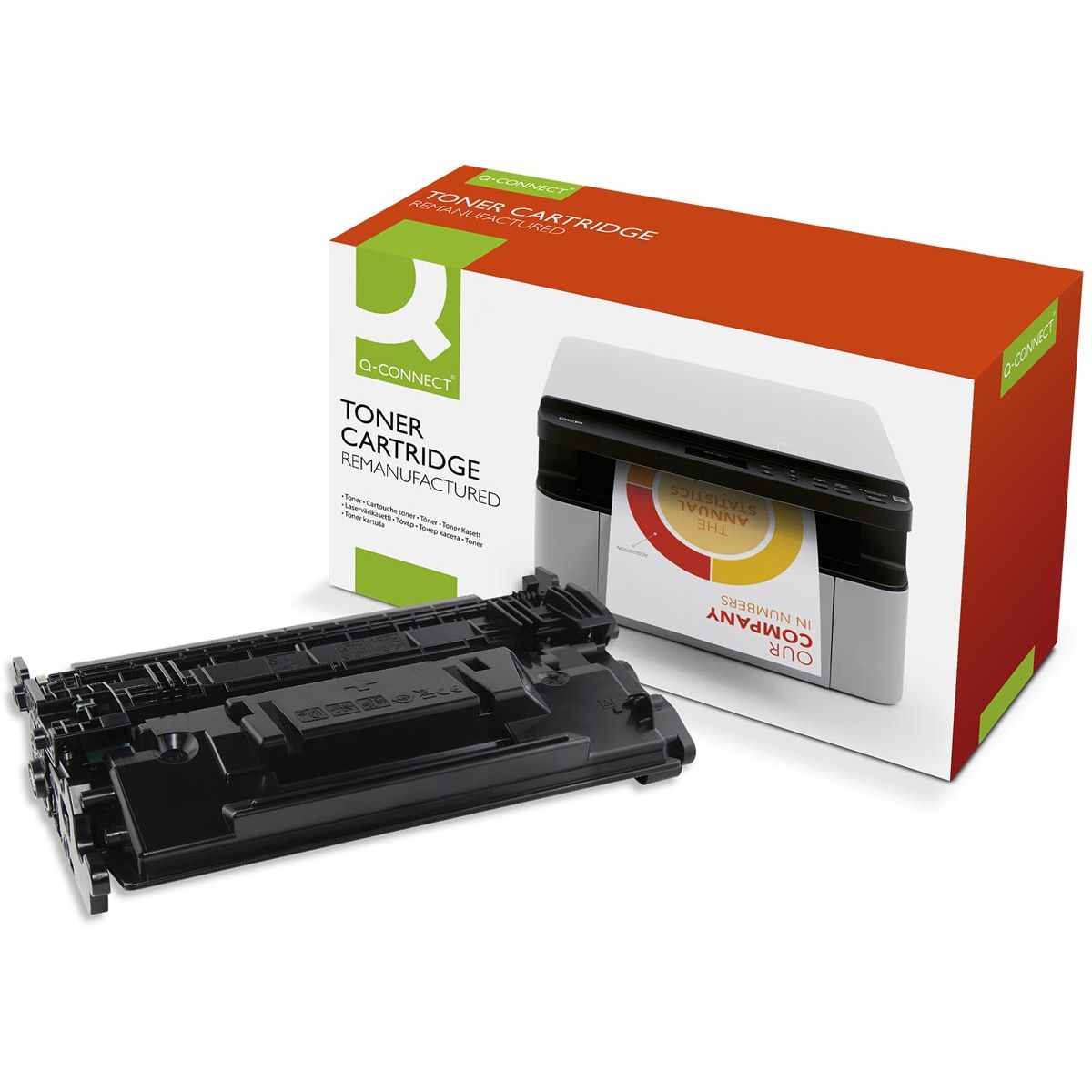 Q-CONNECT - toner zwart 18000 pagina's voor OEM CF287X
