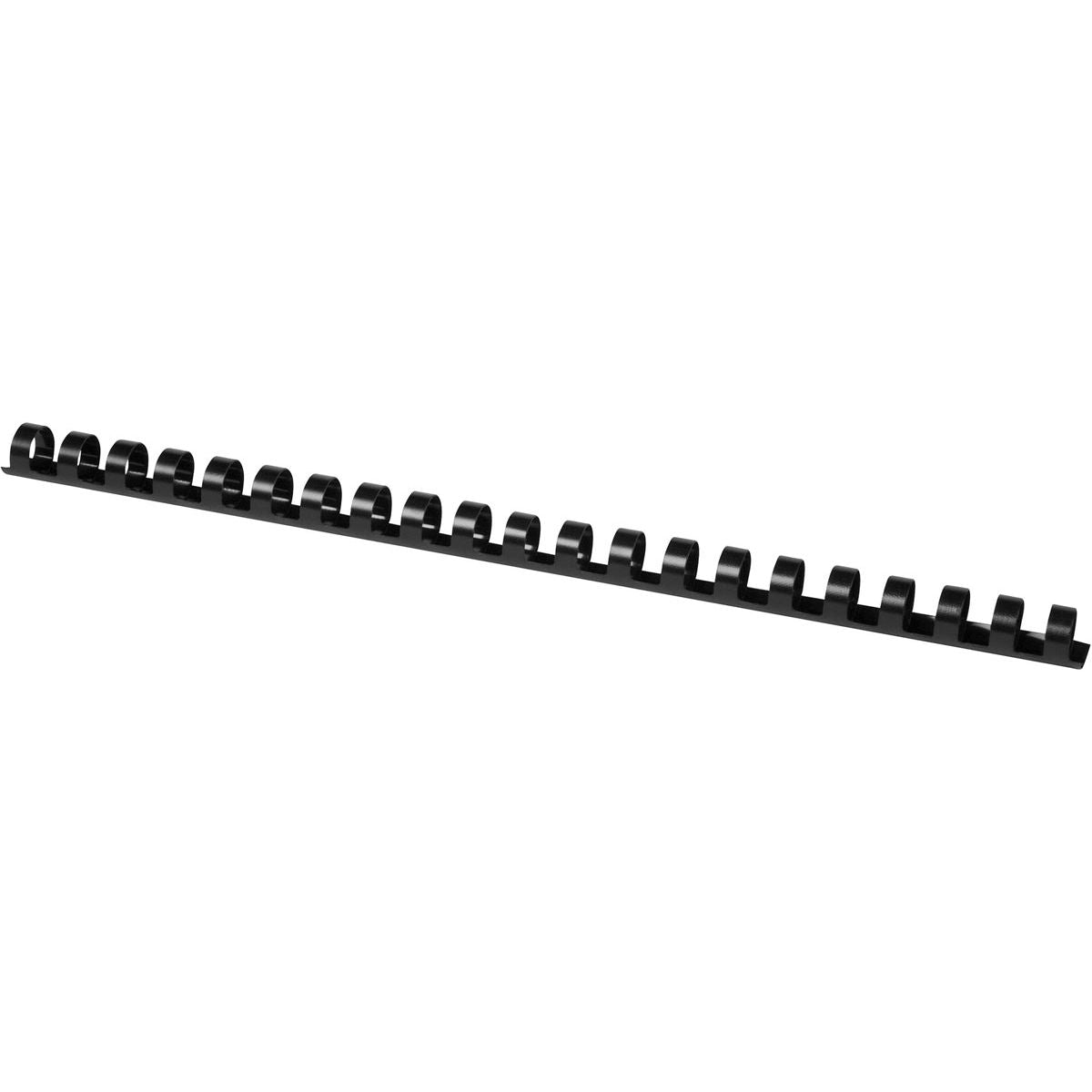 Q-CONNECT - dorso per rilegatura 14mm 21 anelli 100 pezzi nero