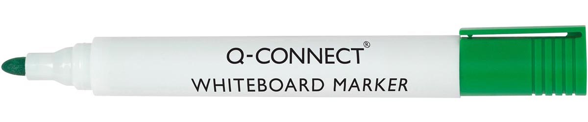Q-CONNECT - whiteboardmarker, 2-3 mm, ronde punt, groen